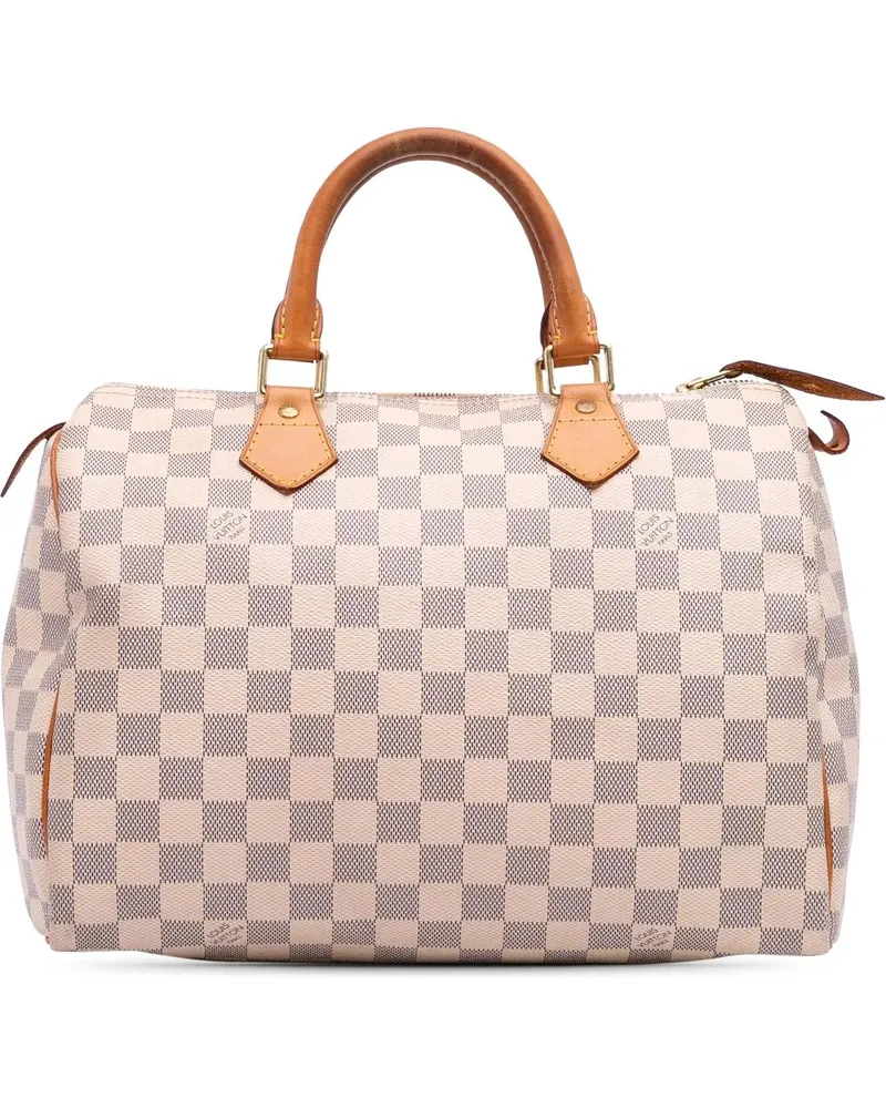 Louis Vuitton Crossbody Bags Damier Azur Speedy 30 weiß Weiß