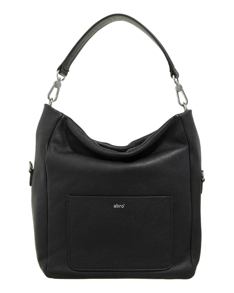 Abro Hobo Bag Beutel Raquel Small/ Black/Nickel Schwarz