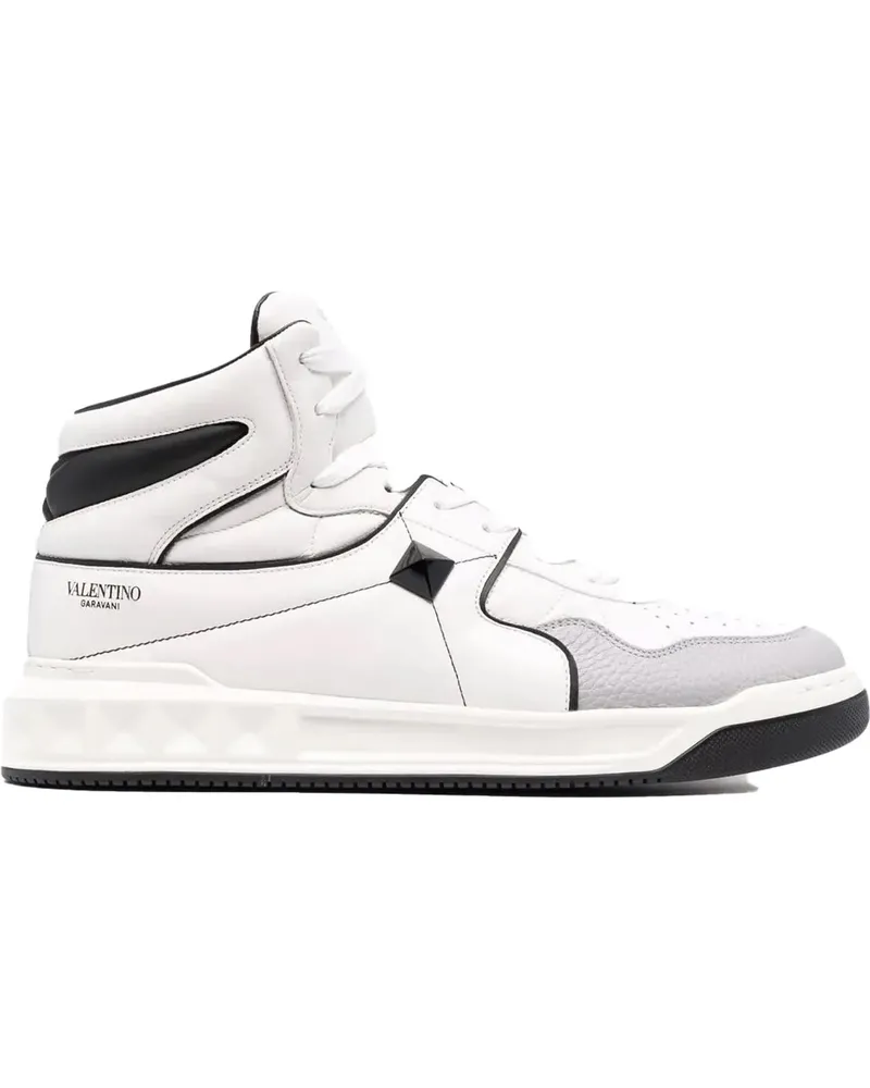 Valentino Garavani Low-Top Sneaker One Stud Mid-Top Sneakers weiß Weiß