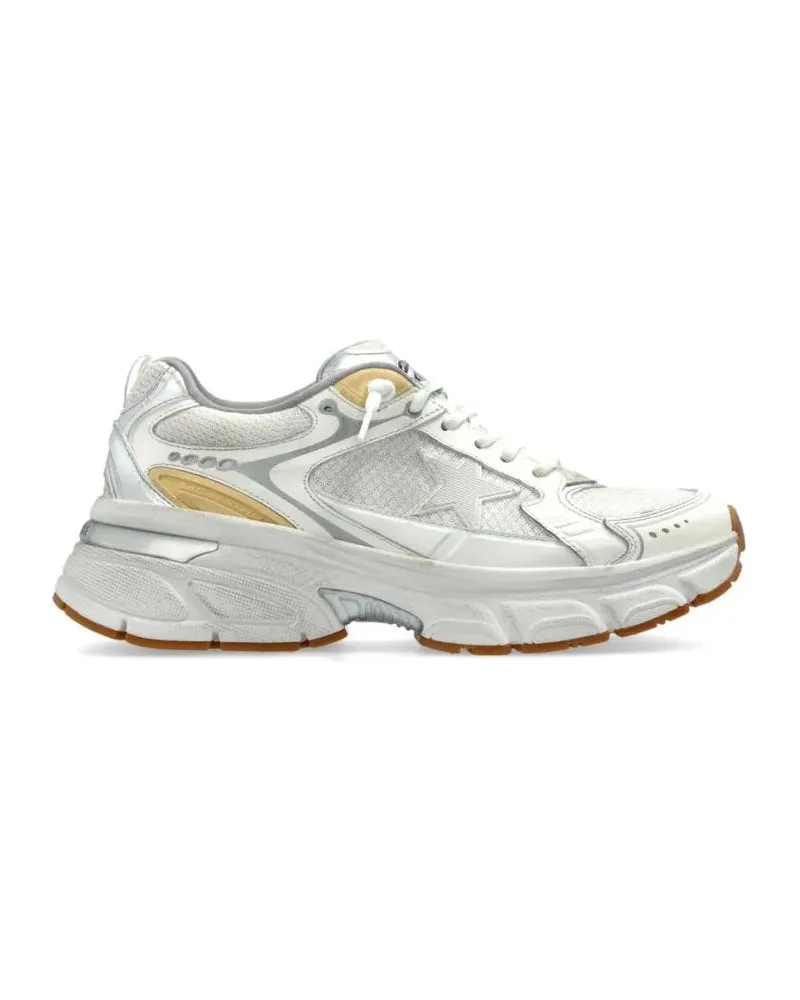 Golden Goose Low-Top Sneaker Lightstar Logo Sneakers weiß Weiß