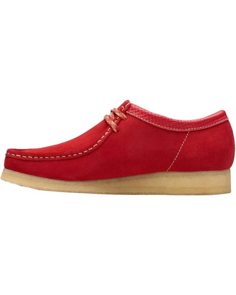 Clarks Low-Top Sneaker Sneakers Wallabee Suede Rosse bunt Bunt