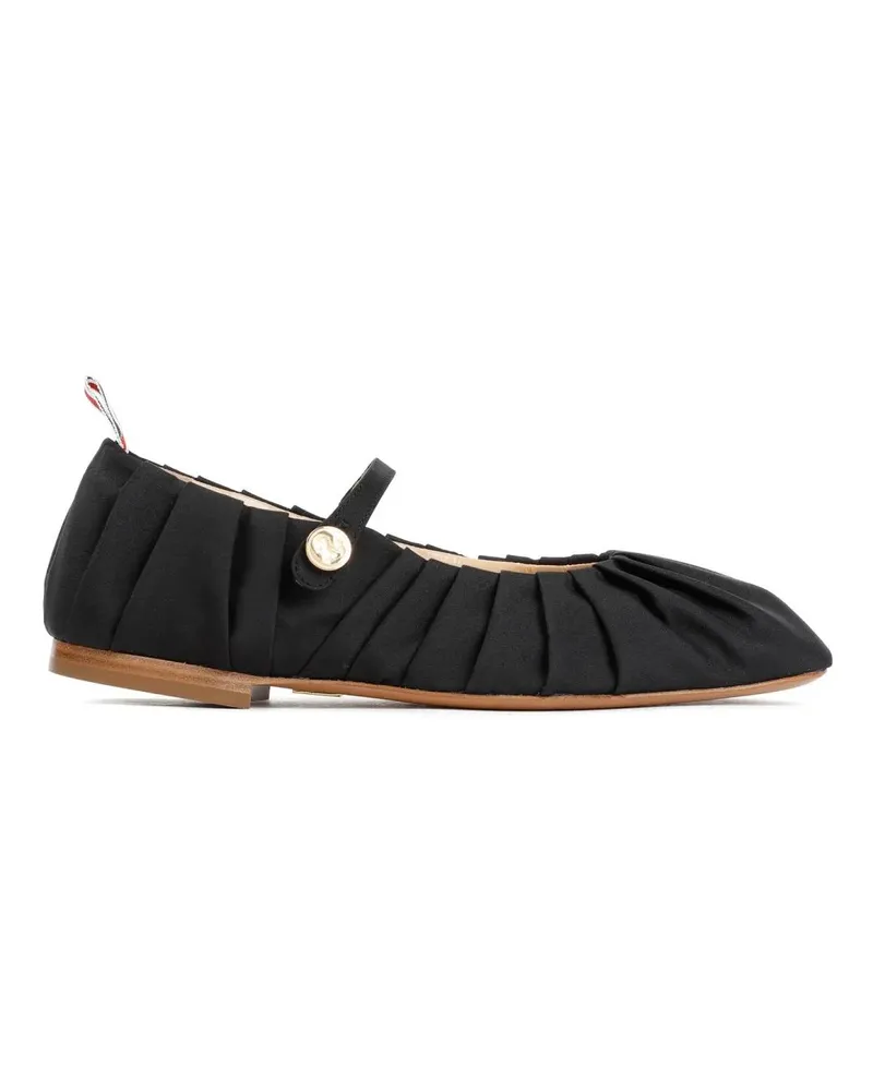 Thom Browne Black Silk Ballerina schwarz Schwarz
