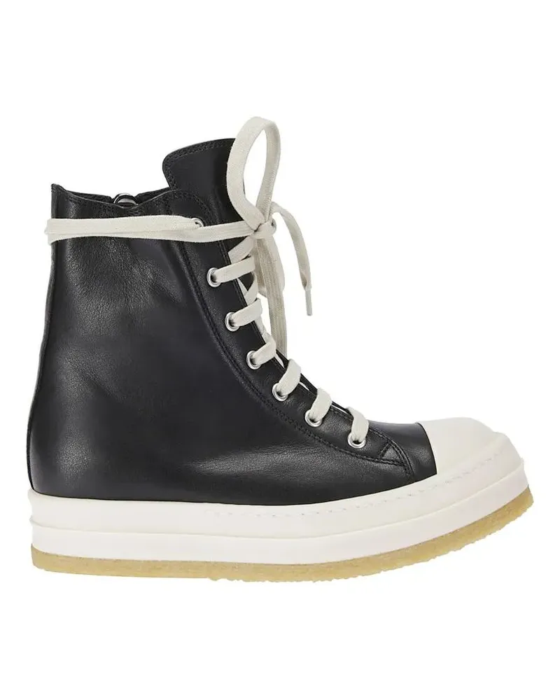 Rick Owens Low-Top Sneaker High-Top Sneakers With Dual Closure schwarz Schwarz