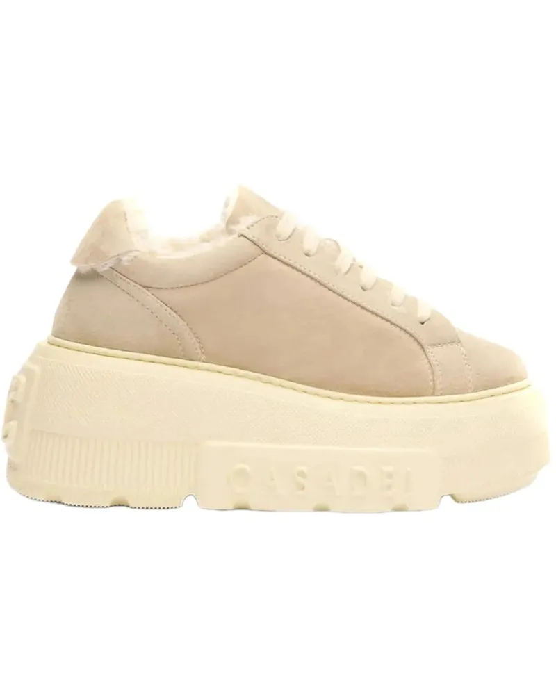 Casadei Low-Top Sneaker Sneakers Beige beige Beige