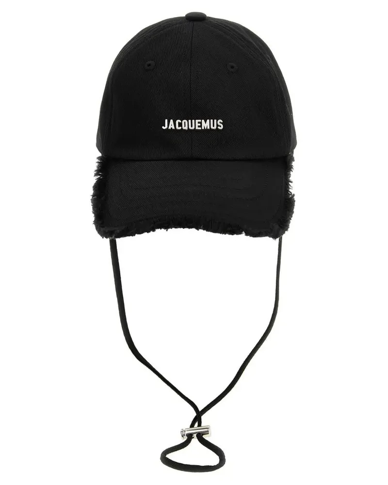Jacquemus Caps & Mützen 'La Casquette Artichaut' Cap schwarz Schwarz