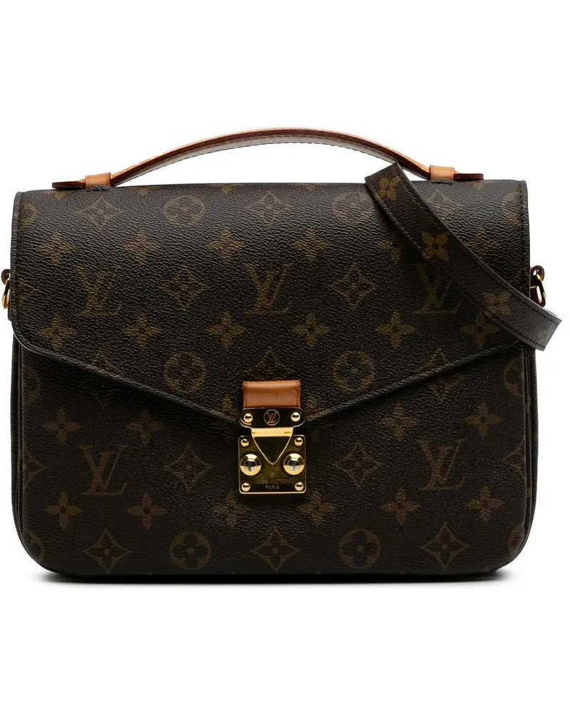 Louis Vuitton Hobo Bags Monogram Pochette Metis braun Braun