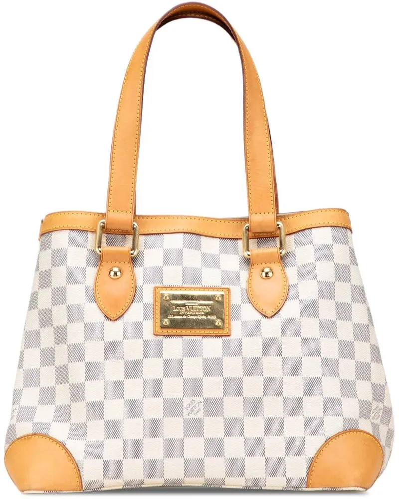 Louis Vuitton Shopper Damier Azur Hampstead PM weiß Weiß