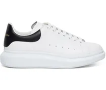 Low-Top Sneaker Oversized Leather Sneakers With Sole weiß