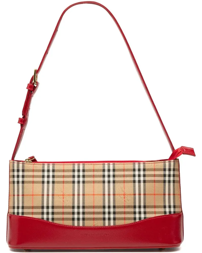 Burberry Hobo Bags Haymarket Check Shoulder Bag braun Braun