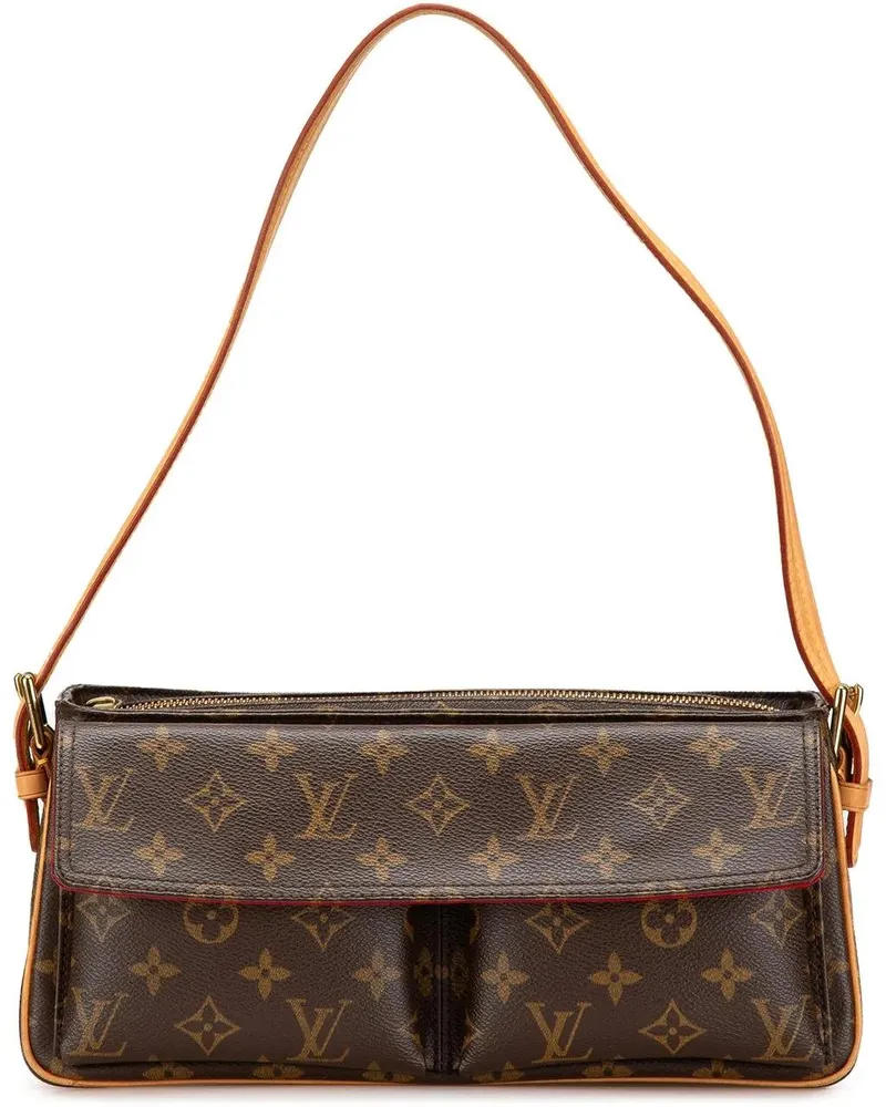 Louis Vuitton Hobo Bags 2004 Monogram Viva Cite MM braun Braun
