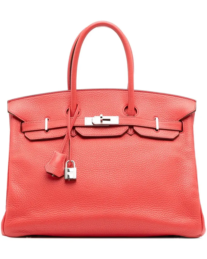 Hermès Crossbody Bags 2009 Togo Birkin Retourne 35 rosa Gold