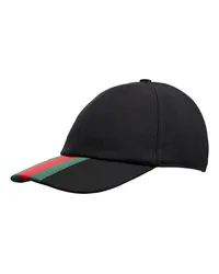 Gucci Mützen Wool Baseball Cap Schwarz