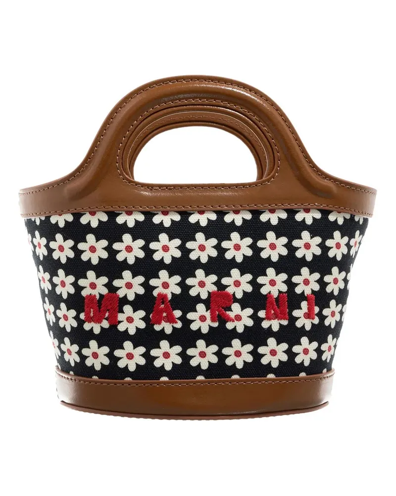 Marni Shopper & Totes Tropicalia Micro braun Braun