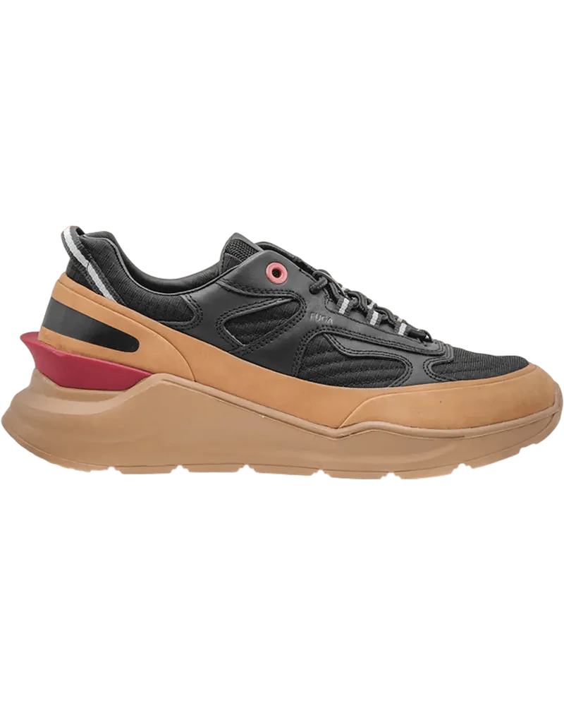 D.A.T.E. Low-Top Sneaker sneakers nere e beige bunt Bunt