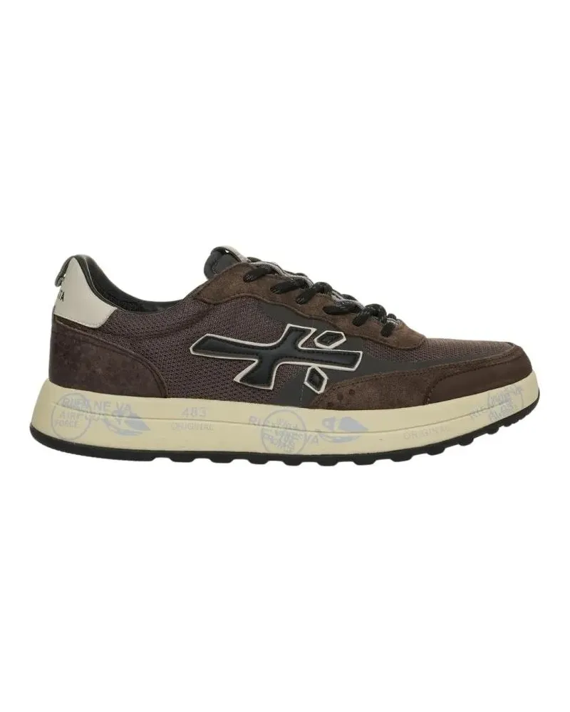 Premiata Low-Top Sneaker Nous' Sneakers With Suede And Textile Details grau Grau