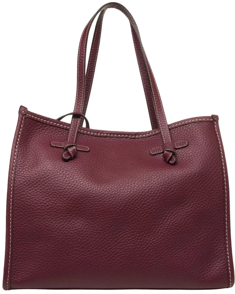 Gianni Chiarini Shopper Grained leather shopper orange Orange