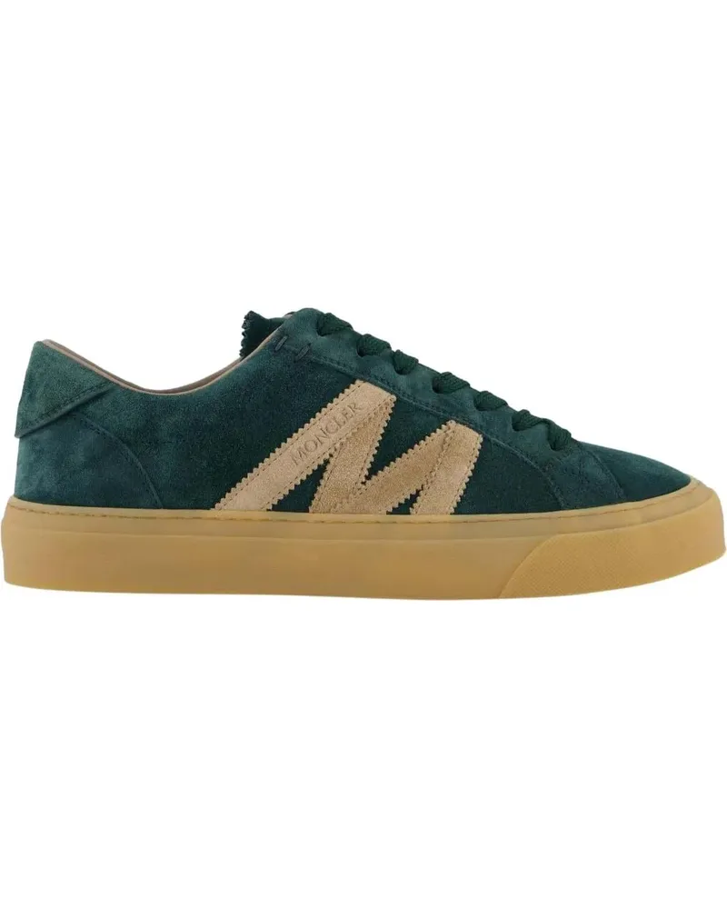 Moncler Low-Top Sneaker Heren Monaco2 Low Top Sneakers grün Grün