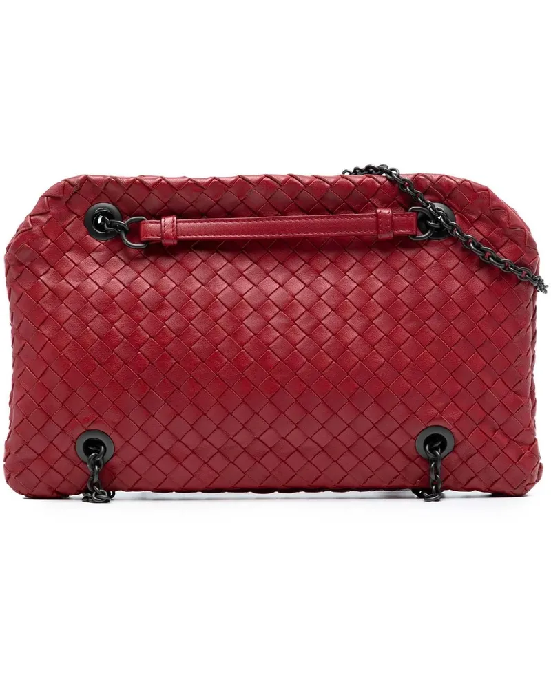 Bottega Veneta Hobo Bags Nappa Intrecciato Duo Shoulder Bag rot Rot