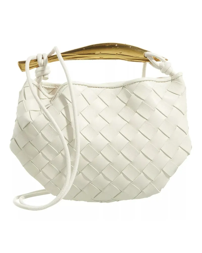 Bottega Veneta Crossbody Bags Mini Sardine Crossbody Bag weiß Weiß