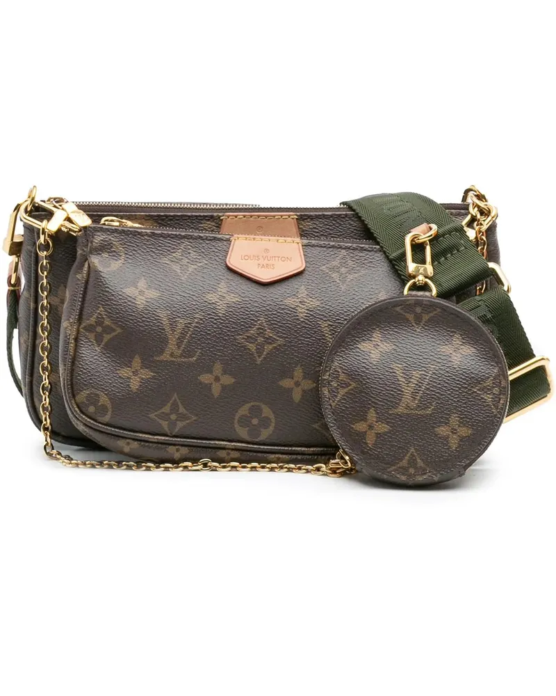 Louis Vuitton Hobo Bags Monogram Multi Pochette Accessoires braun Braun