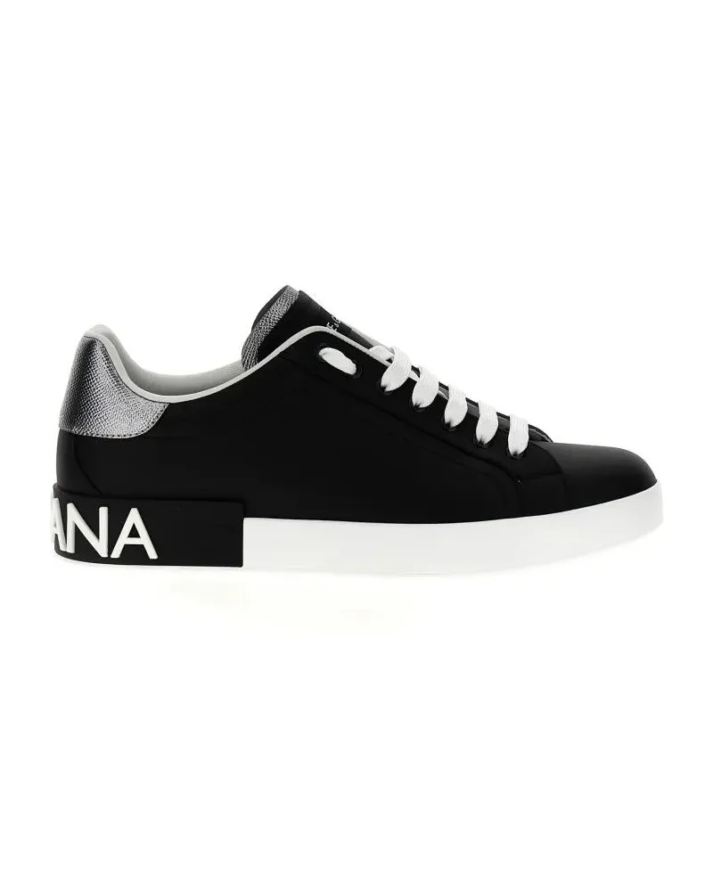 Dolce & Gabbana Low-Top Sneaker Portofino Sneakers schwarz Schwarz