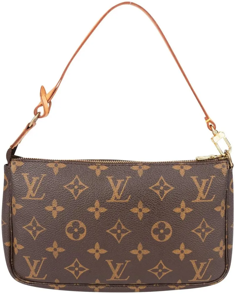 Louis Vuitton Crossbody Bags  Canvas Monogram Pochette Accessoire braun Braun