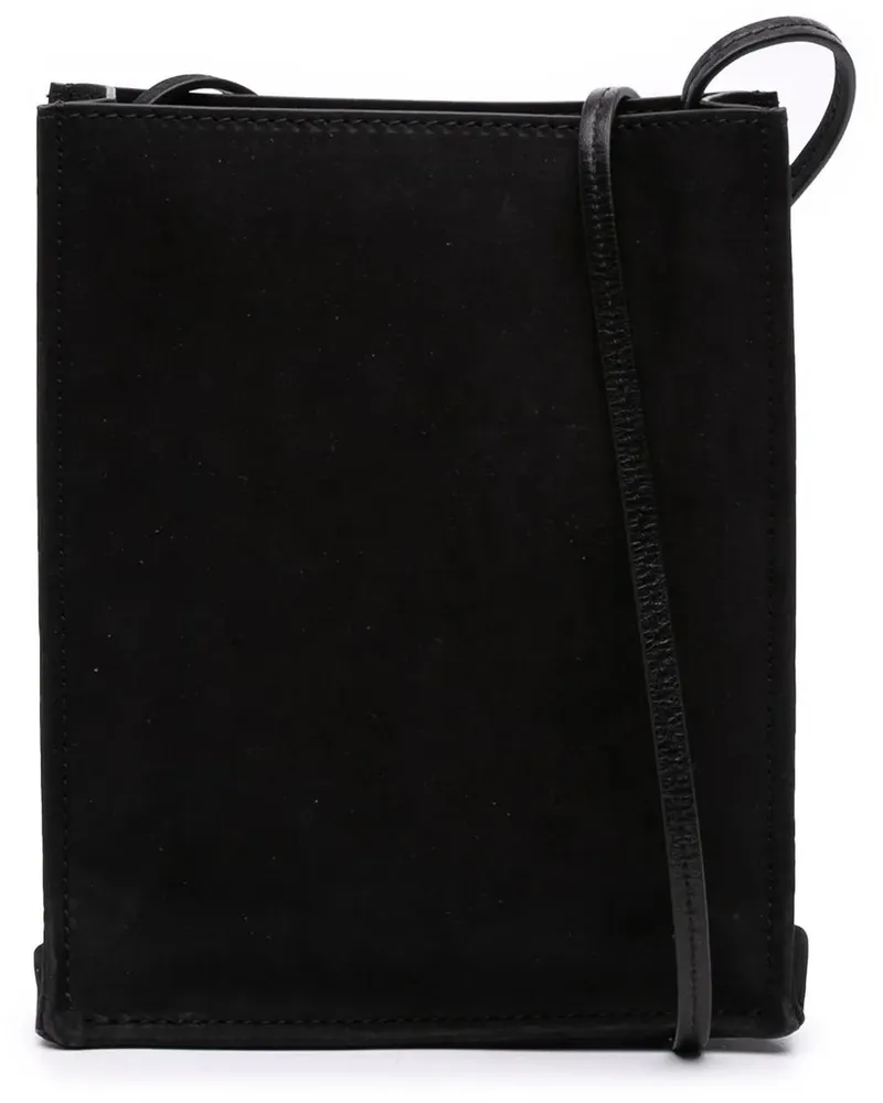 The Row Hobo Bags Small Suede To Go Crossbody schwarz Schwarz