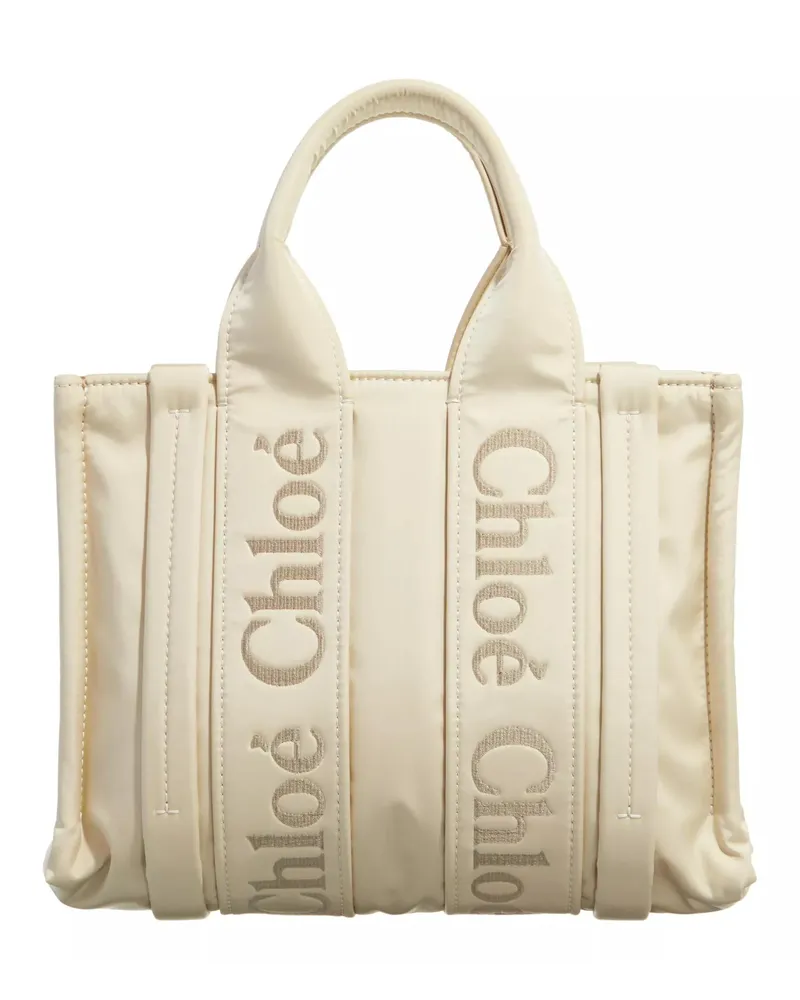 Chloé Crossbody Bags Woody Tote Bag Creme