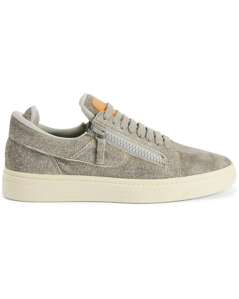 Giuseppe Zanotti Low-Top Sneaker Sneakers Dove Grey grau Grau