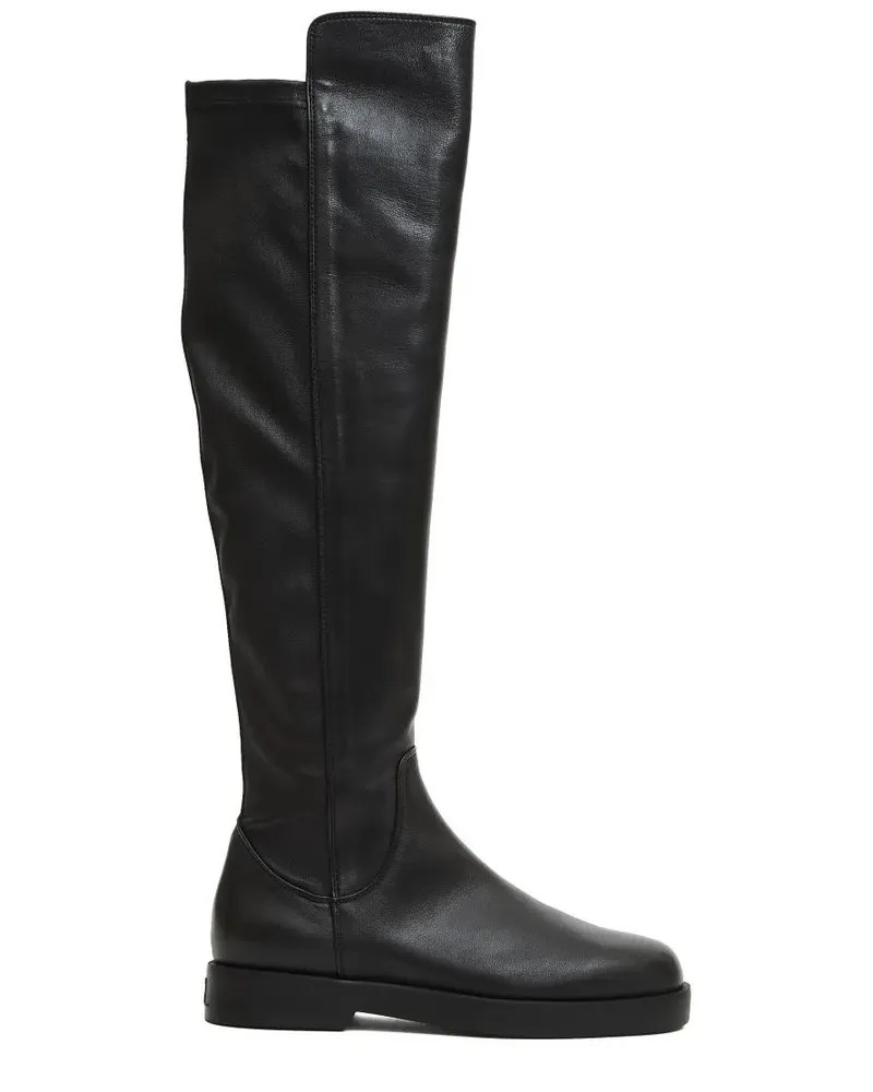 Attilio Giusti Leombruni Stiefel Knee-High Calf Leather Boots With Air Cushioning S schwarz Schwarz