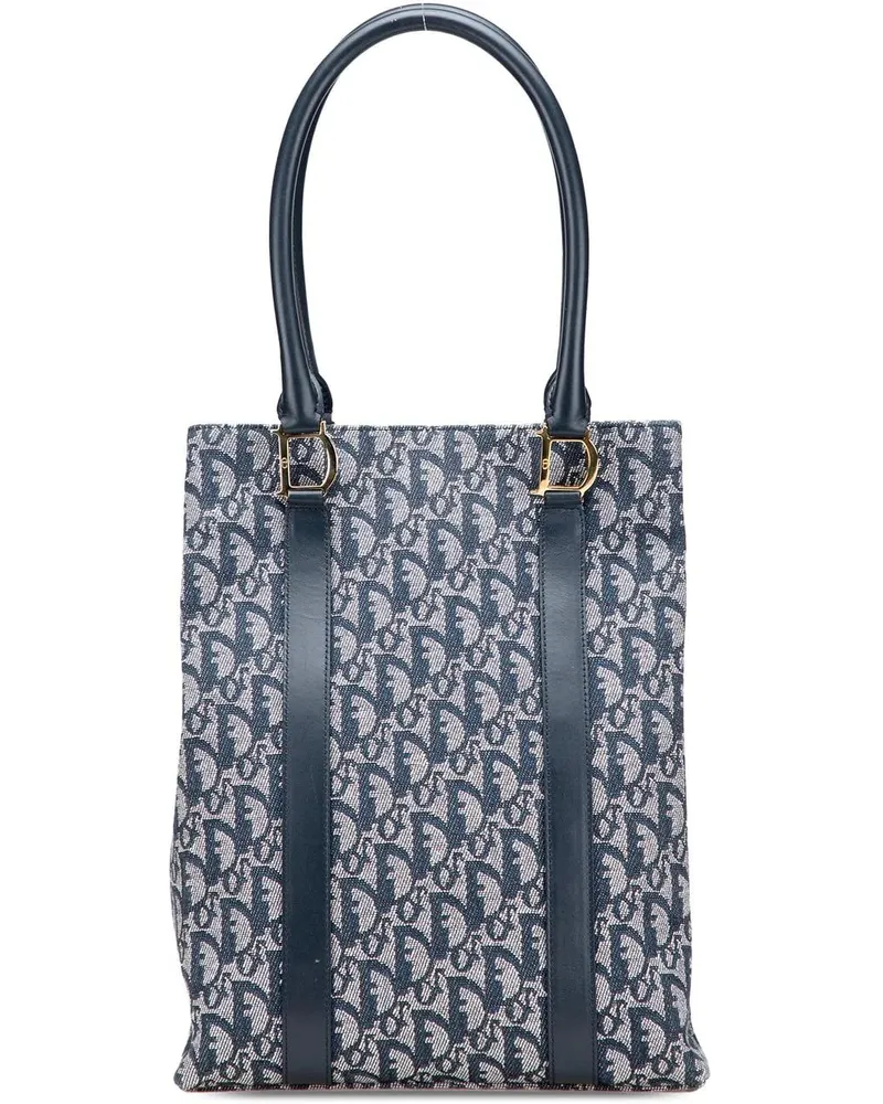 Dior Shopper Diorissimo Trotter Canvas Tote blau Blau