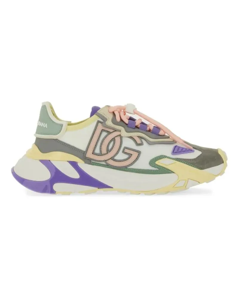 Dolce & Gabbana Low-Top Sneaker Chunky Sneakers With Vibrant Accents And Signature bunt Bunt