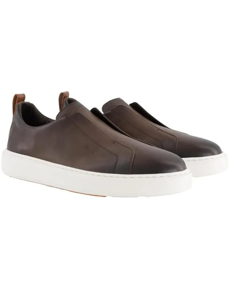 Santoni Low-Top Sneaker Victory Sneaker braun Braun