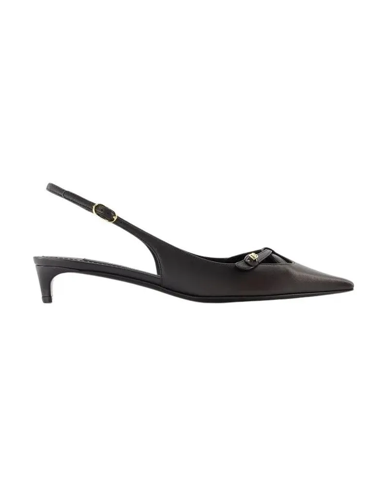 Dolce & Gabbana Pumps & High Heels Slingbacks - Leather - Black Schwarz