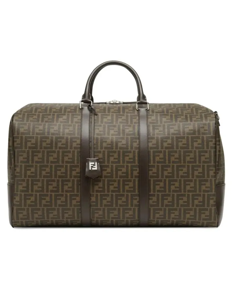Fendi Hobo Bags Duffle Bag "Large Duffle Ff" braun Braun
