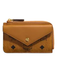 MCM Portemonnaie Aren Vi Card Case Mini Cognacbraun