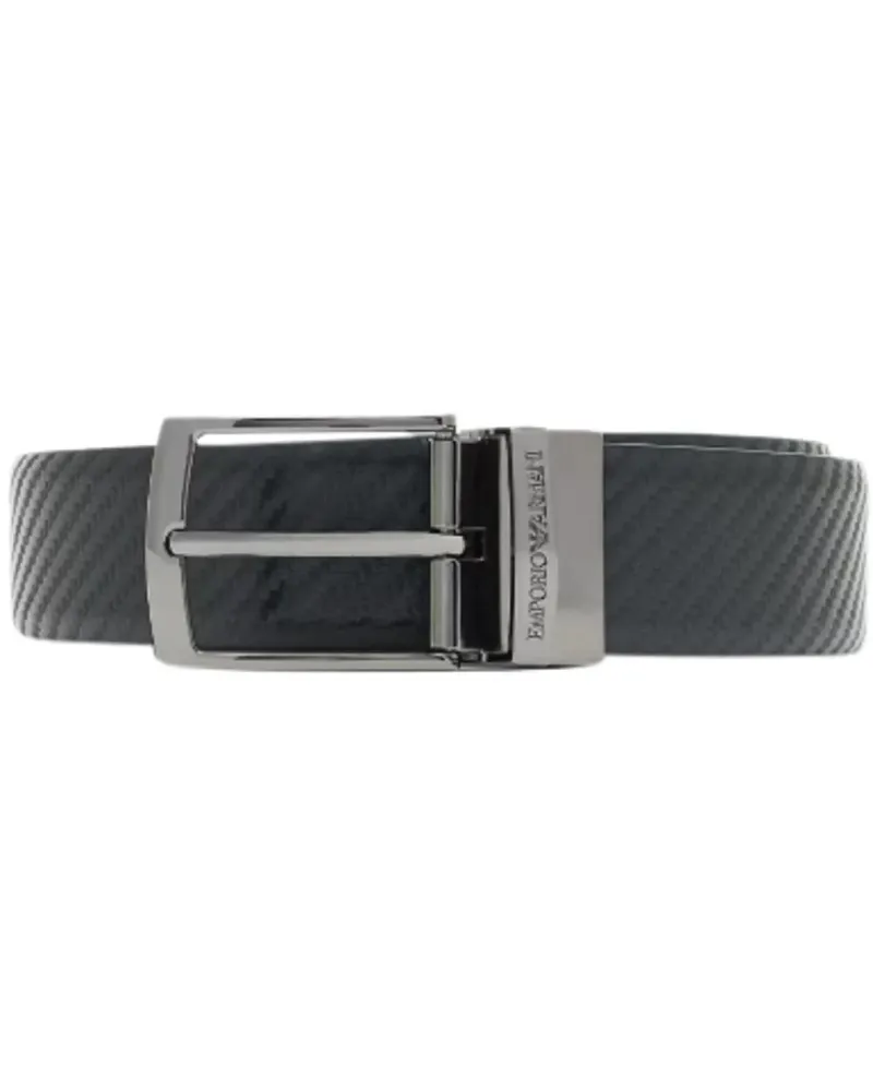 Emporio Armani Gürtel Belts Black schwarz Schwarz
