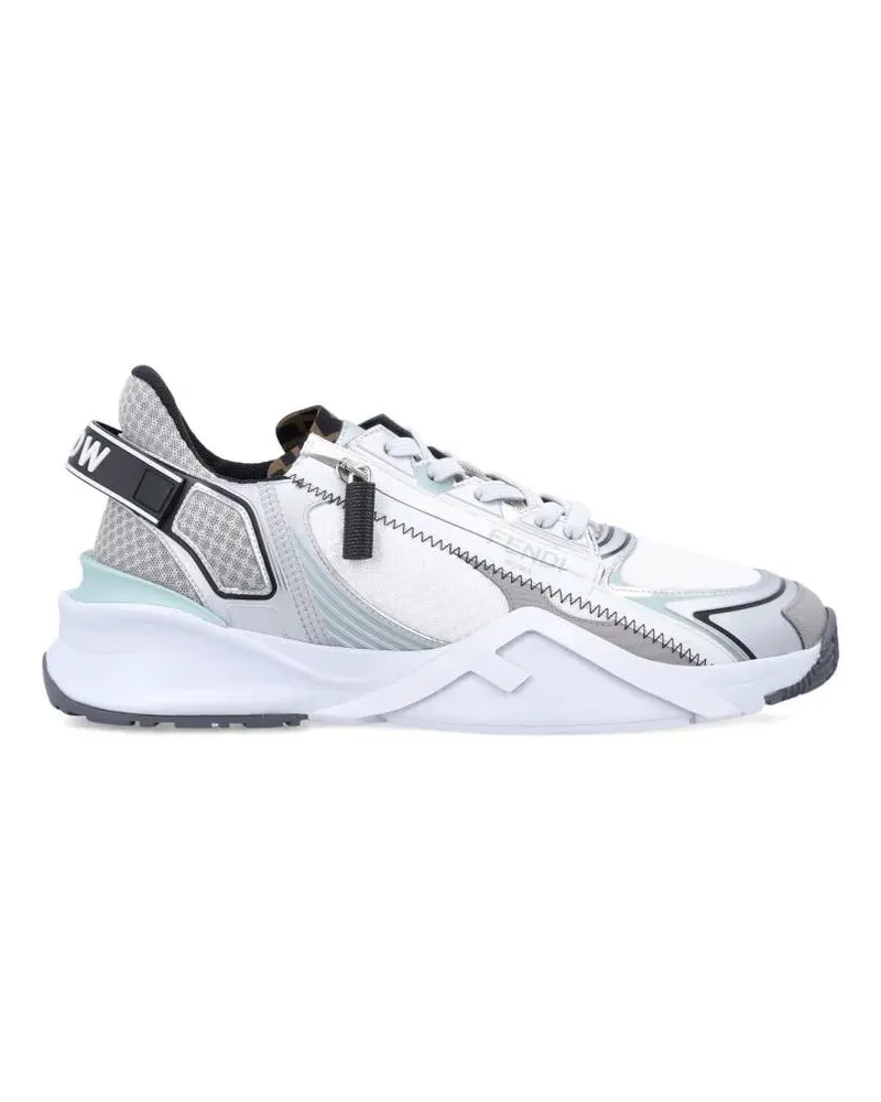 Fendi Low-Top Sneaker Flow Sneakers With Technical Mesh Upper weiß Weiß