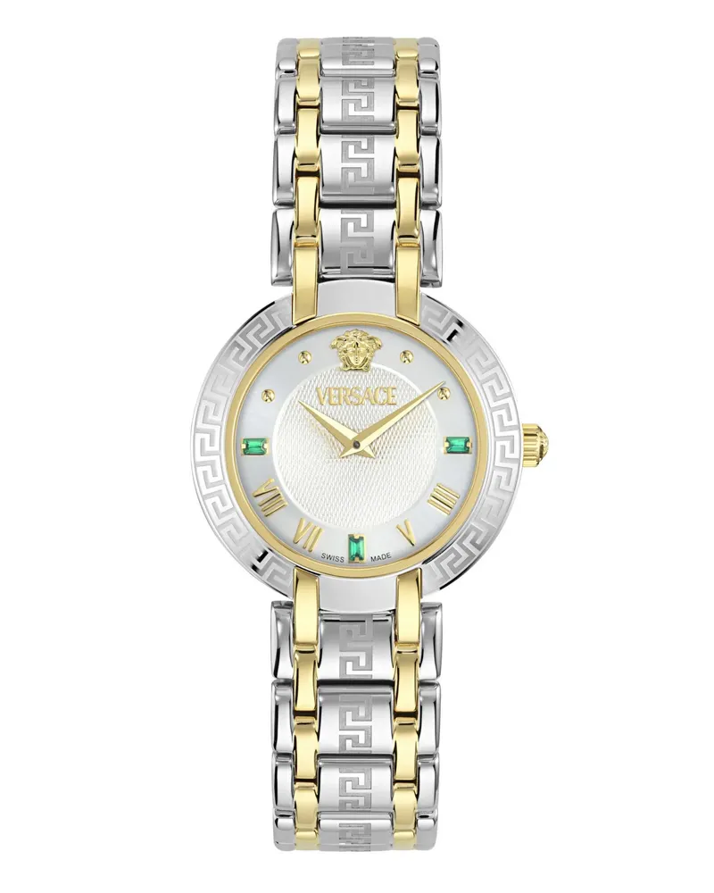 Versace Uhr Quarz-Analoguhr Diamonds silver Silber