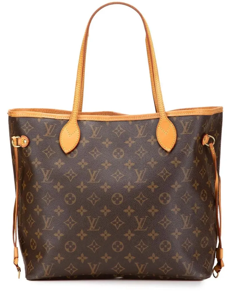 Louis Vuitton Shopper Monogram Neverfull MM braun Braun