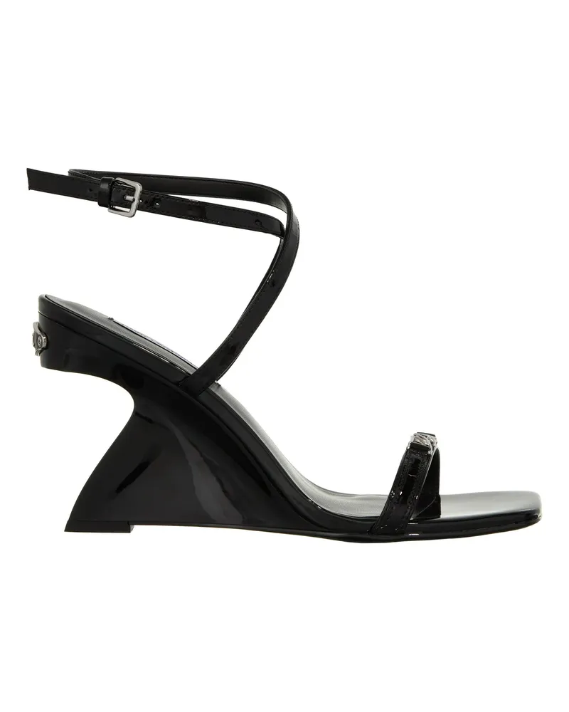 Karl Lagerfeld Sandaletten mit Absatz Waverly Ankle Strap Sandal schwarz Schwarz