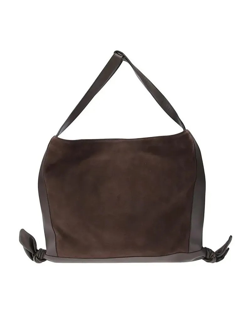 HEREU Hobo Bags Cador Suede Bag schwarz Schwarz