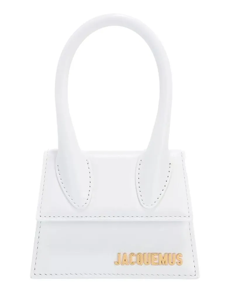 Jacquemus Shopper & Totes Le Chiquito Top Handle Bag Leather weiß Weiß