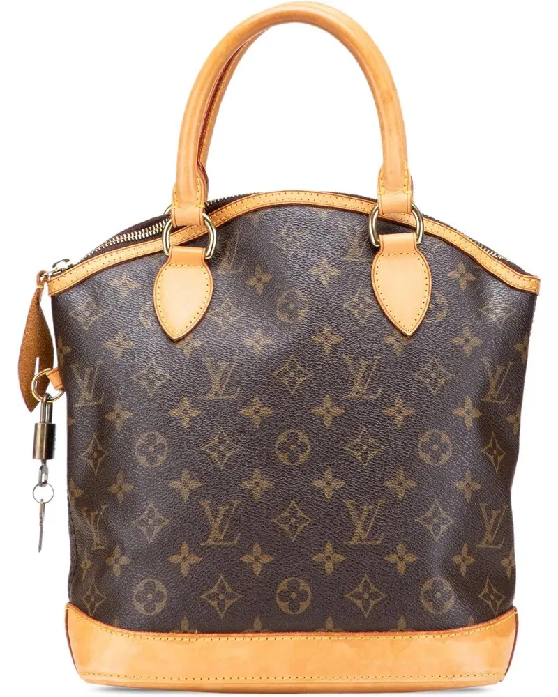 Louis Vuitton Crossbody Bags Monogram Lockit PM braun Braun