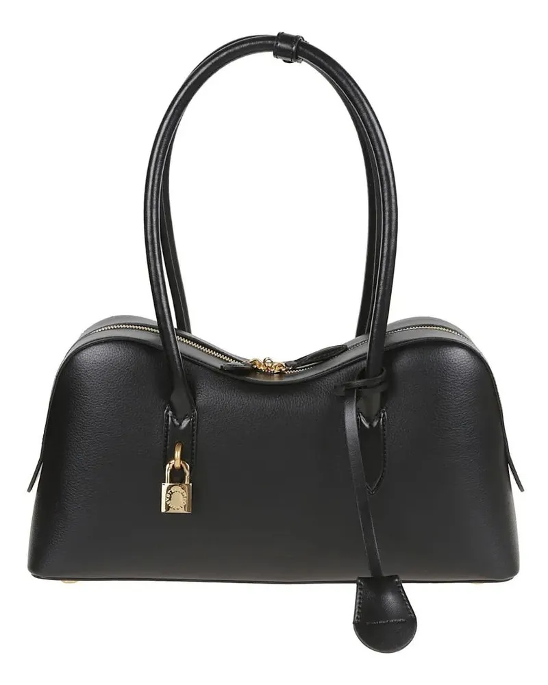 Stella McCartney Shopper & Totes Embossed Grainy Eco Mat Tote schwarz Schwarz