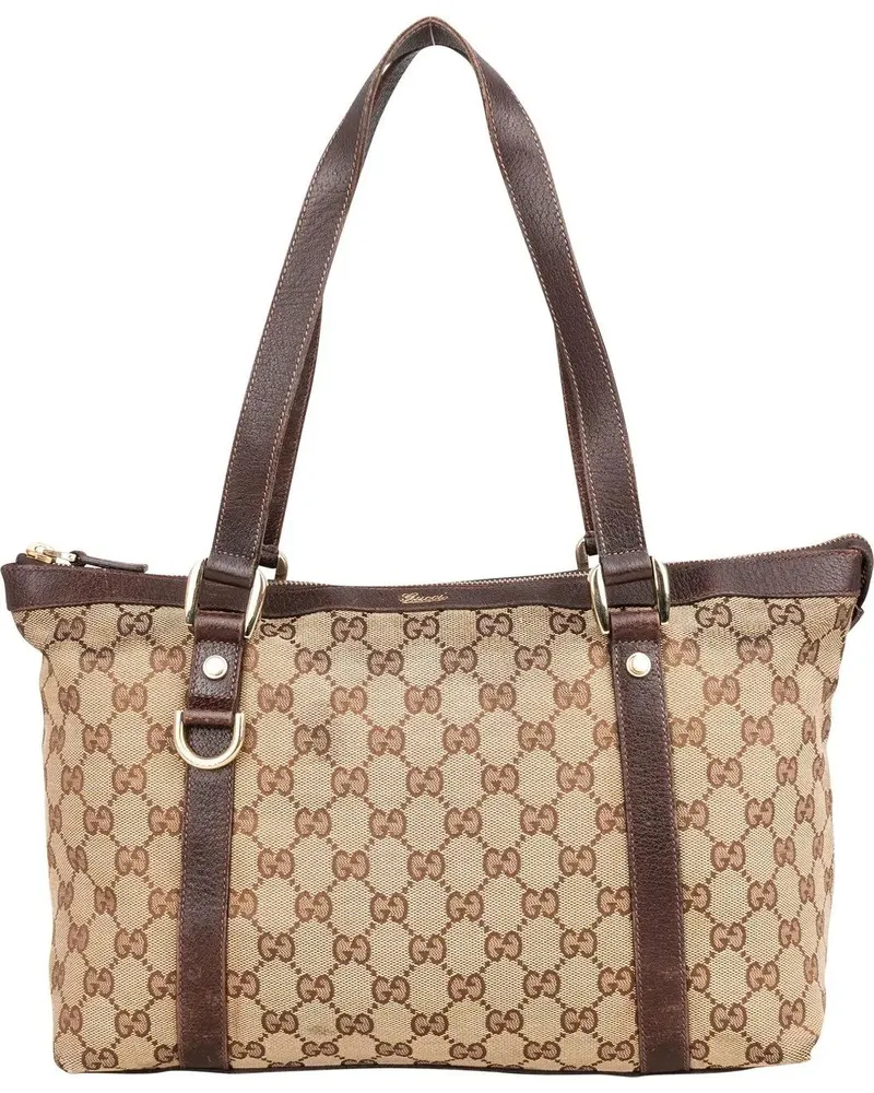 Gucci Crossbody Bags  GG Monogram Abbey Handbag braun Braun