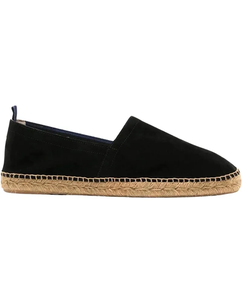 Castañer Low-Top Sneaker Pablo T-186 Suede Espadrilles schwarz Schwarz