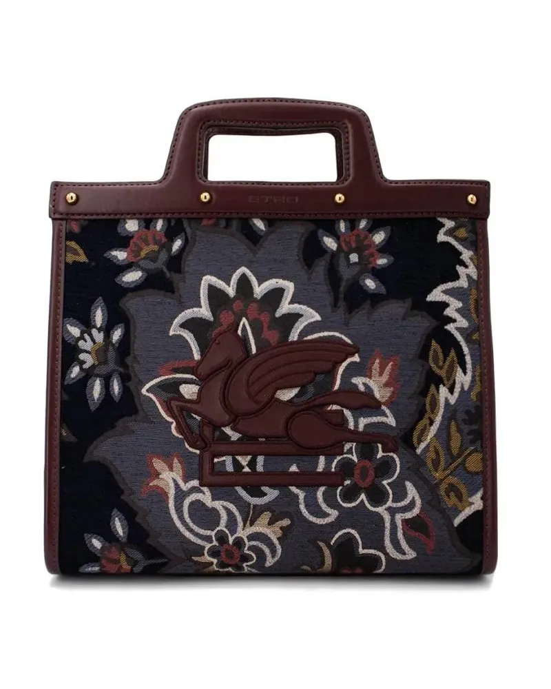 Etro Hobo Bags Floral Paisley Handbag With Leather Accents bunt Bunt