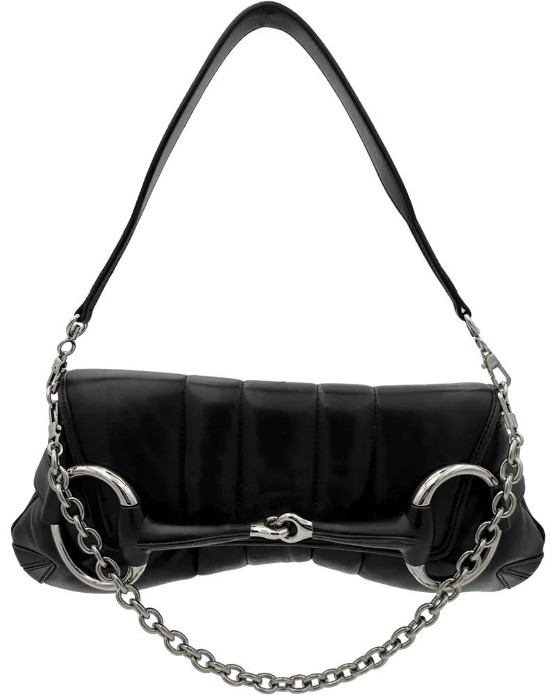 Gucci Crossbody Bags  Horsebit Monogram - Beige schwarz Schwarz