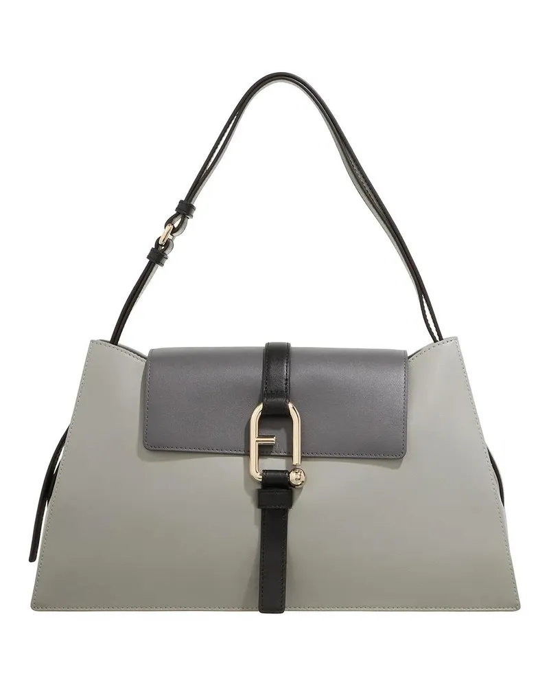Furla Shopper & Totes  Nuvola L Shoulder Bag dunkelgrau Dunkelgrau